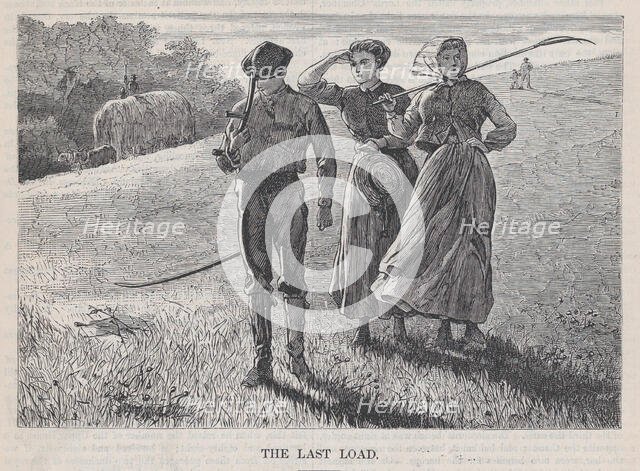 The Last Load (Appleton's Journal, Vol. I), August 7, 1869. Creator: John Filmer.