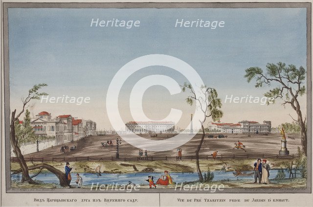 Tsarina's Meadow (Tsaritsyn Lug) in Saint Petersburg, 1814.