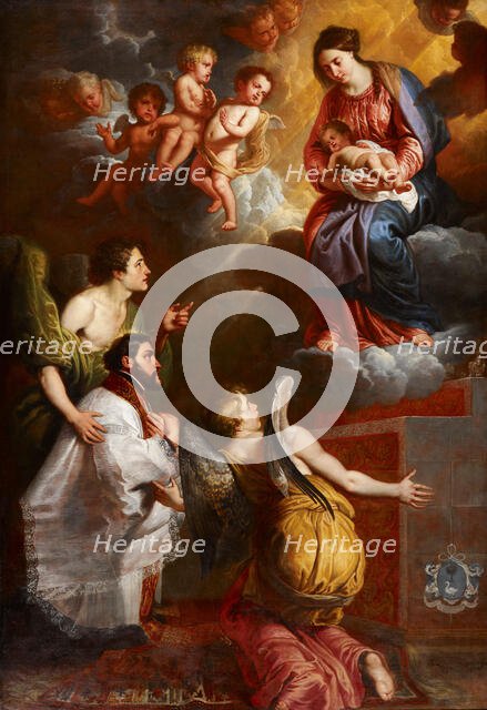 The Vision of St Francis Xavier, 1656. Creator: Erasmus Quellinus.