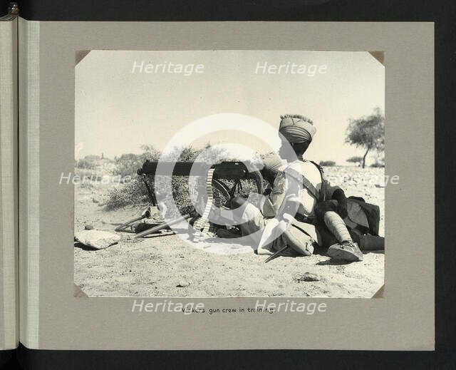 Vickers gun crew in training, 1964. Creator: Colonial Office.