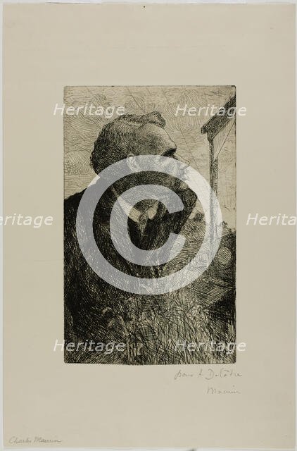 Portrait of François Claudius Ravachol, c. 1892-94. Creator: Charles Maurin.