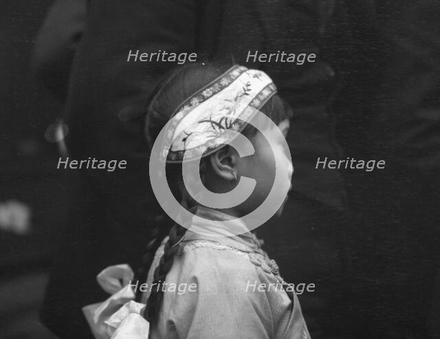 Little Plum Blossom, Chinatown, San Francisco, between 1896 and 1906. Creator: Arnold Genthe.