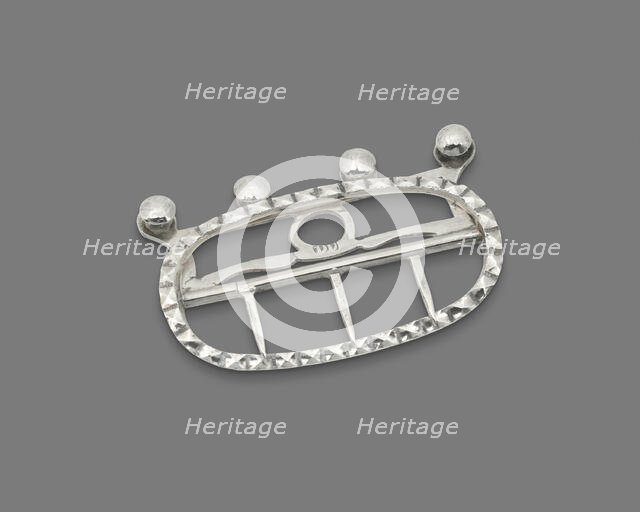 Stock Buckle, 1745/75. Creator: Daniel Dupuy.