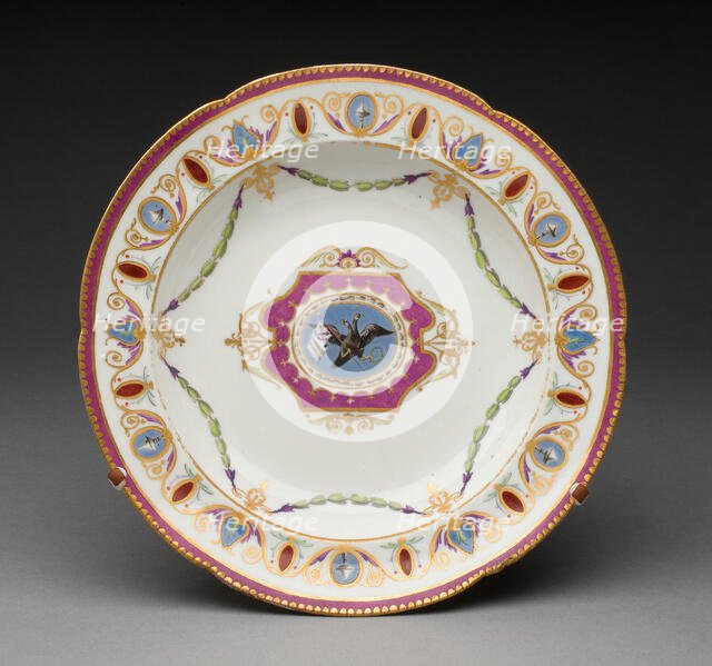 Soup Plate, Saint Petersburg, 1762/66. Creator: Russian Imperial Porcelain Factory.