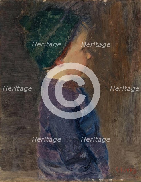 A little Boy, c1890. Creator: Christian Krohg.