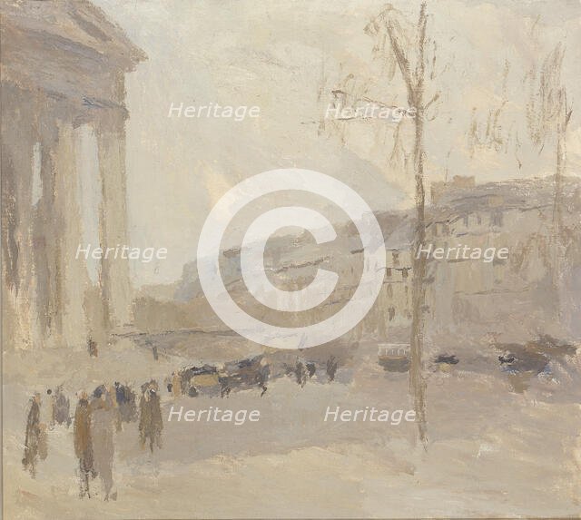 Place de la Madeleine no. I, ca. 1910. Creator: Frank Edwin Scott.