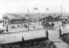 Southport Pier, Southport, Lancashire, 1890-1910. Artist: Unknown