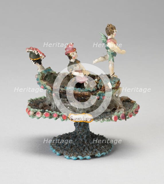 Boat of Love, France, Early 19th century. Creator: Verres de Nevers.