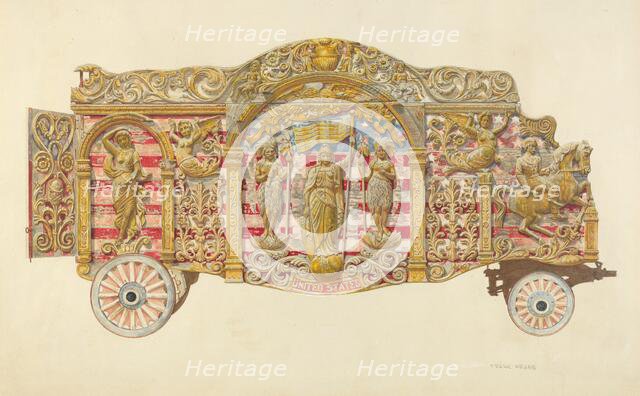 Circus Wagon, c. 1938. Creator: Frank M Keane.