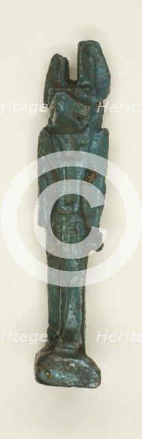 Amulet of the God Anubis, Egypt, Third Intermediate Period, Dynasty 21-25 (1070-656 BCE). Creator: Unknown.