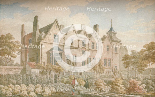 Marylebone Old Manor House: Garden Front, 1791, (1923). Artist: Michael Angelo Rooker