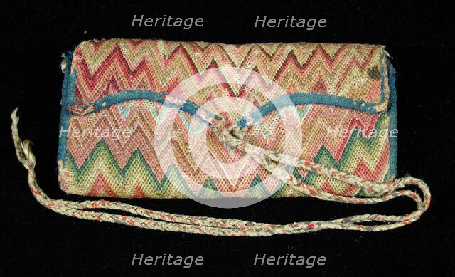 Bag, American, 1775-90. Creator: Unknown.