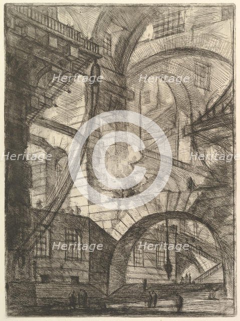 The Smoking Fire, from Carceri d'invenzione (Imaginary Prisons), ca. 1749-50. Creator: Giovanni Battista Piranesi.