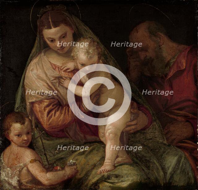 Holy Family with Young Saint John, 1550-1575. Creator: Paolo Veronese.