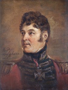 Portrait of General Sir Colin Halkett, British soldier, 1821.  Artist: Jan Willem Pieneman.