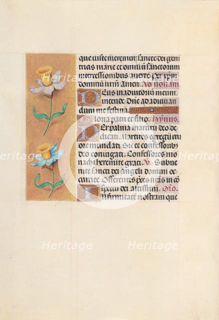 Hours of Queen Isabella the Catholic, Queen of Spain: Fol. 40v, c. 1500. Creator: Master of the First Prayerbook of Maximillian (Flemish, c. 1444-1519); Associates, and.
