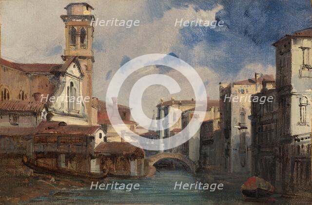 The Church of San Trovaso, Venice, c. 1830. Creator: Jules-Romain Joyant.