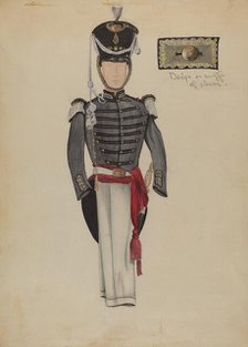 Sargent's Dress Uniform, c. 1936. Creator: Jean Gordon.