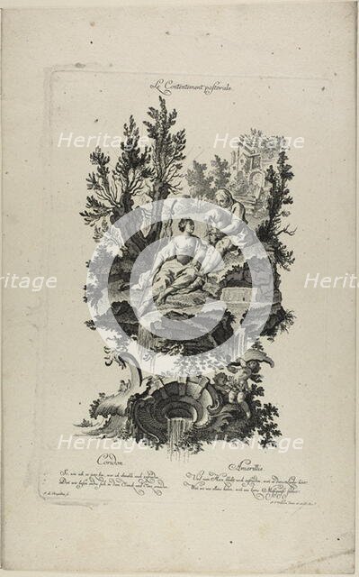 Pastoral Contentment, n.d. Creator: Johann Lorenz Rugendas I.