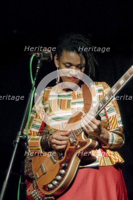 Carmen Souza, Carmen Souza's Silver Messengers, Verdict Jazz Club, Brighton East Sussex, 2019. Creator: Brian O'Connor.