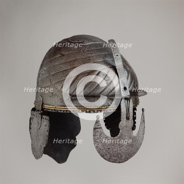 Helmet, Indian, Deccan, probably Bijapur (Vijayapur), 17th century. Creator: Unknown.