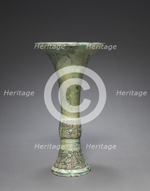 Wine Beaker (Gu), c. 1200 BC. Creator: Unknown.