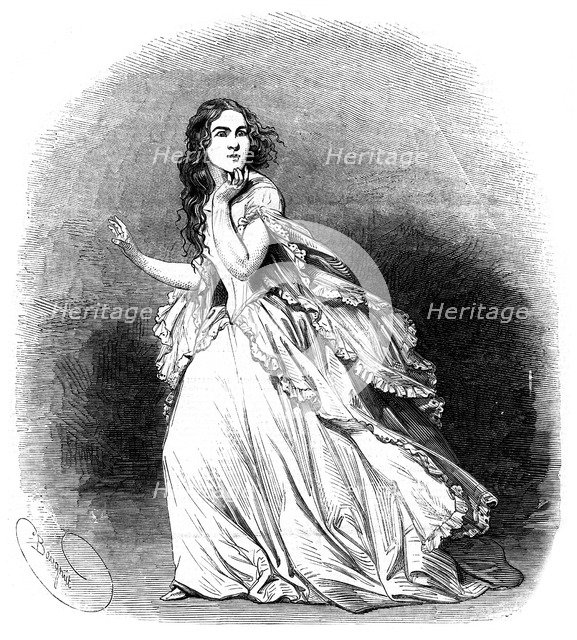 Jenny Lind, soprano known as the 'Swedish Nightingale', 1848. Artist: Unknown