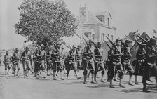 U.S. marines in France, 6 June 1918. Creator: Bain News Service.