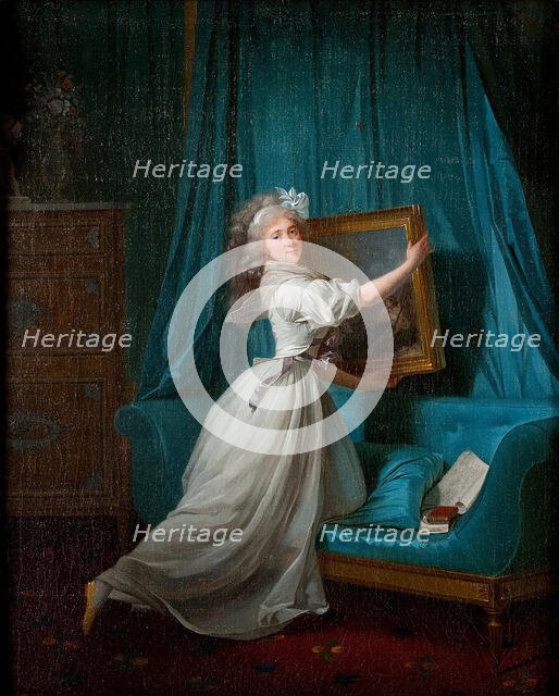 Portrait of Mademoiselle Rosalie Duthé, c1792. Creator: Danloux, Henri-Pierre (1753-1809).