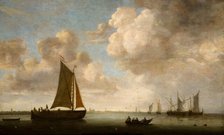 Distant View Of The Dutch Coast, 1660. Creator: Justus Verwer.