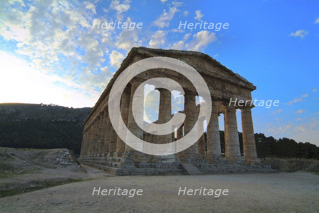 The Temple of Diana, Segesta, Sicily, Italy. Artist: Samuel Magal