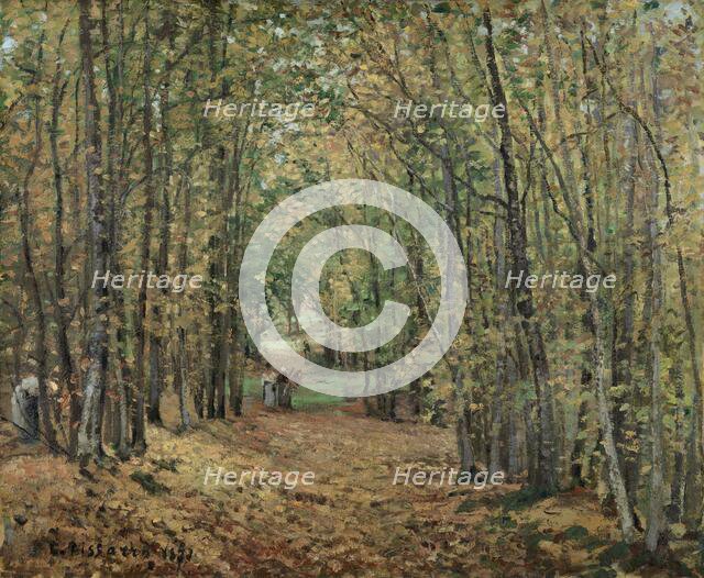 The Woods at Marly, 1871. Creator: Camille Pissarro.