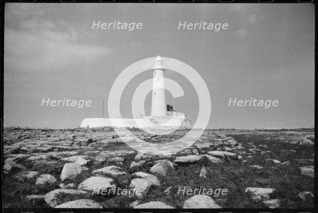 St Mary's Lighthouse, Whitley Bay, North Tyneside, c1955-c1980. Creator: Ursula Clark.