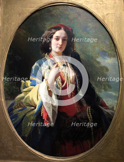 Portrait of Countess Katarzyna Potocka (1825-1907), née Branicka, 1854.