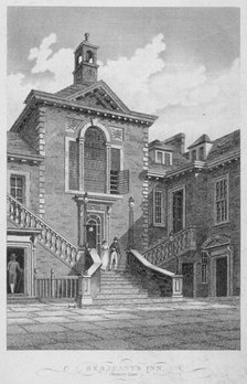 Serjeants' Inn, Chancery Lane, City of London, 1804.        Artist: John Greig