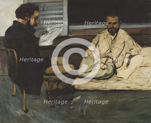 Paul Alexis reading to Émile Zola, 1869-1870.