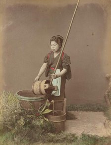 A Well, 1870s-1890s. Creator: Kusakabe Kimbei.