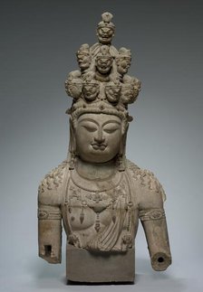 Eleven-Headed Guanyin, 1st quarter 8th Century. Creator: Unknown.