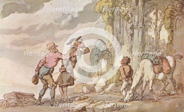 The Tour of Dr. Syntax in Search of the Picturesque, 19th century, (1907) Artist: Thomas Rowlandson
