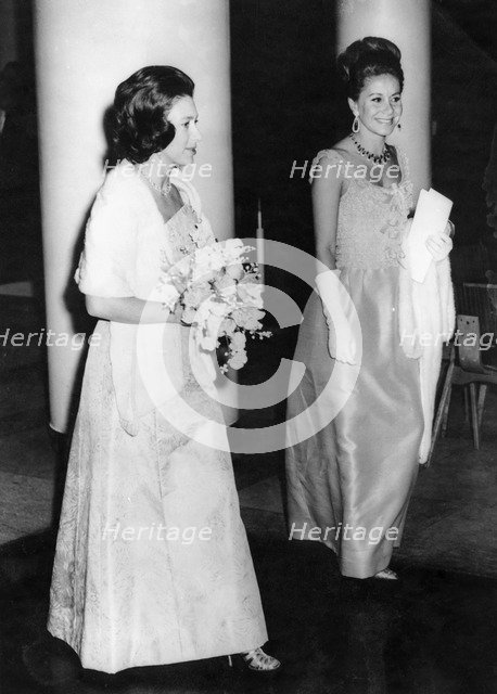 Princess Margaret attending the Festival Ballet at the Royal College of Nursing, 1962. Artist: Unknown
