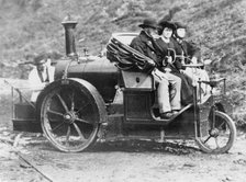 Rickett's steam carriage, 1860. Artist: Unknown