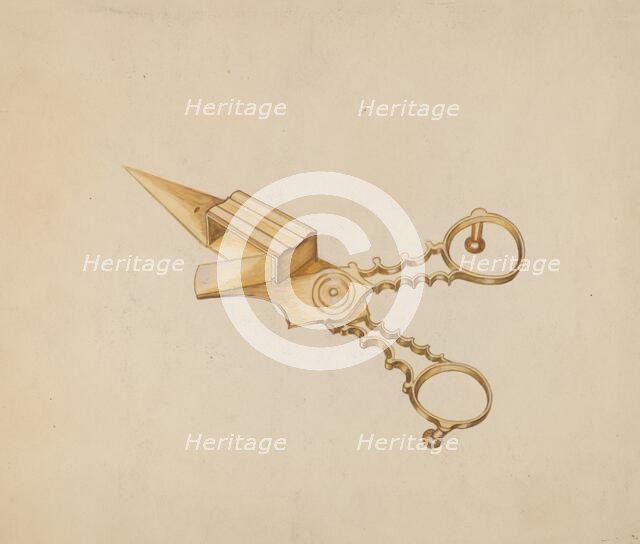 Snuffer, c. 1936. Creator: Hester Duany.