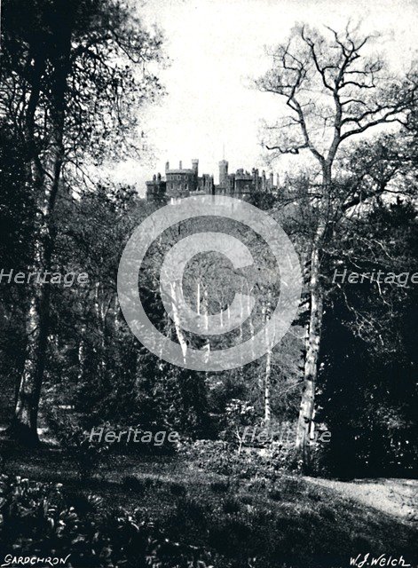 'Belvoir Castle', 1919. Artist: WJ Welch.