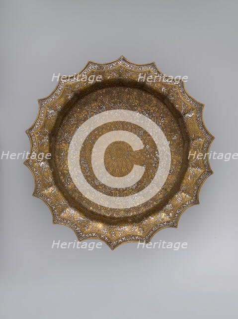 Basin with Figural Imagery, probably Iran, early 14th century. Creator: Unknown.