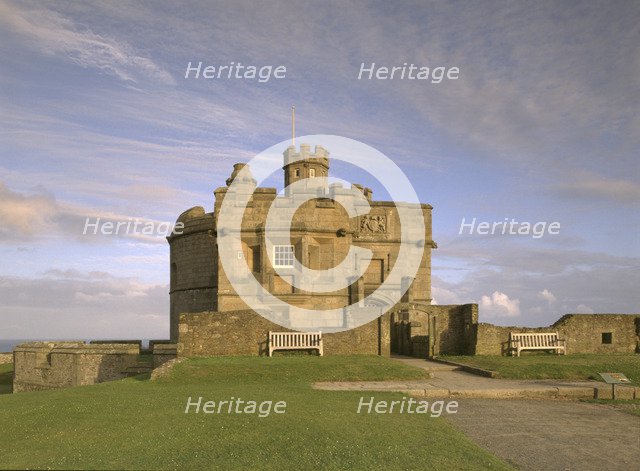 The keep, Pendennis Castle, Falmouth, Cornwall, 1998. Artist: N Corrie