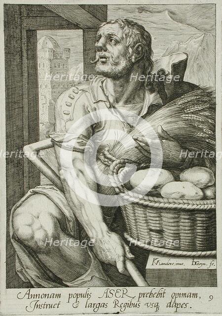 Asher, c1590. Creator: Jacques de Gheyn II.