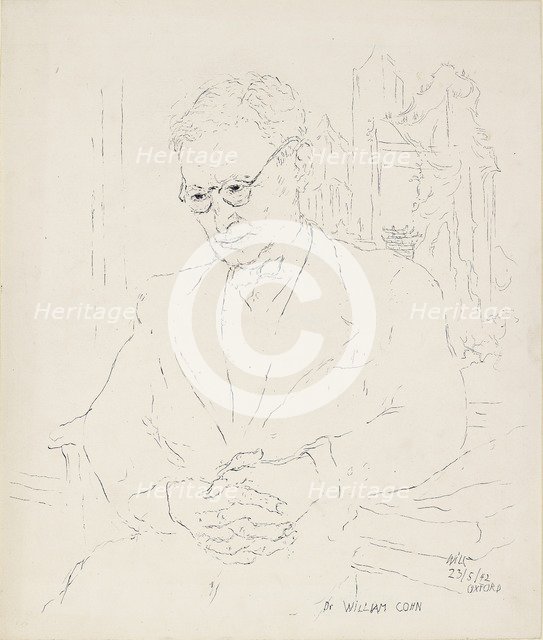 Dr William Cohn, 23 May 1942. Artist: Katerina Wilczynski.
