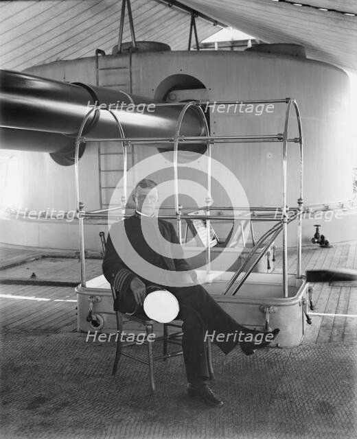 U.S.S. Iowa, Capt. Evans, 1898. Creator: William H. Jackson.