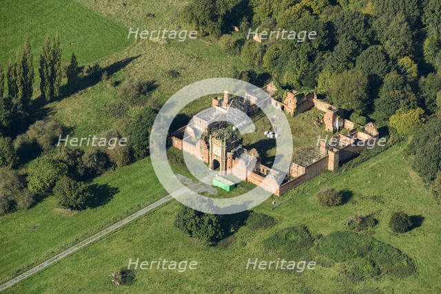 Ruins of Bradgate House stables, Leicestershire, 2024. Creator: Damian Grady.