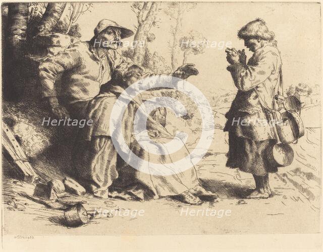 Tinkers, 1882. Creator: William Strang.